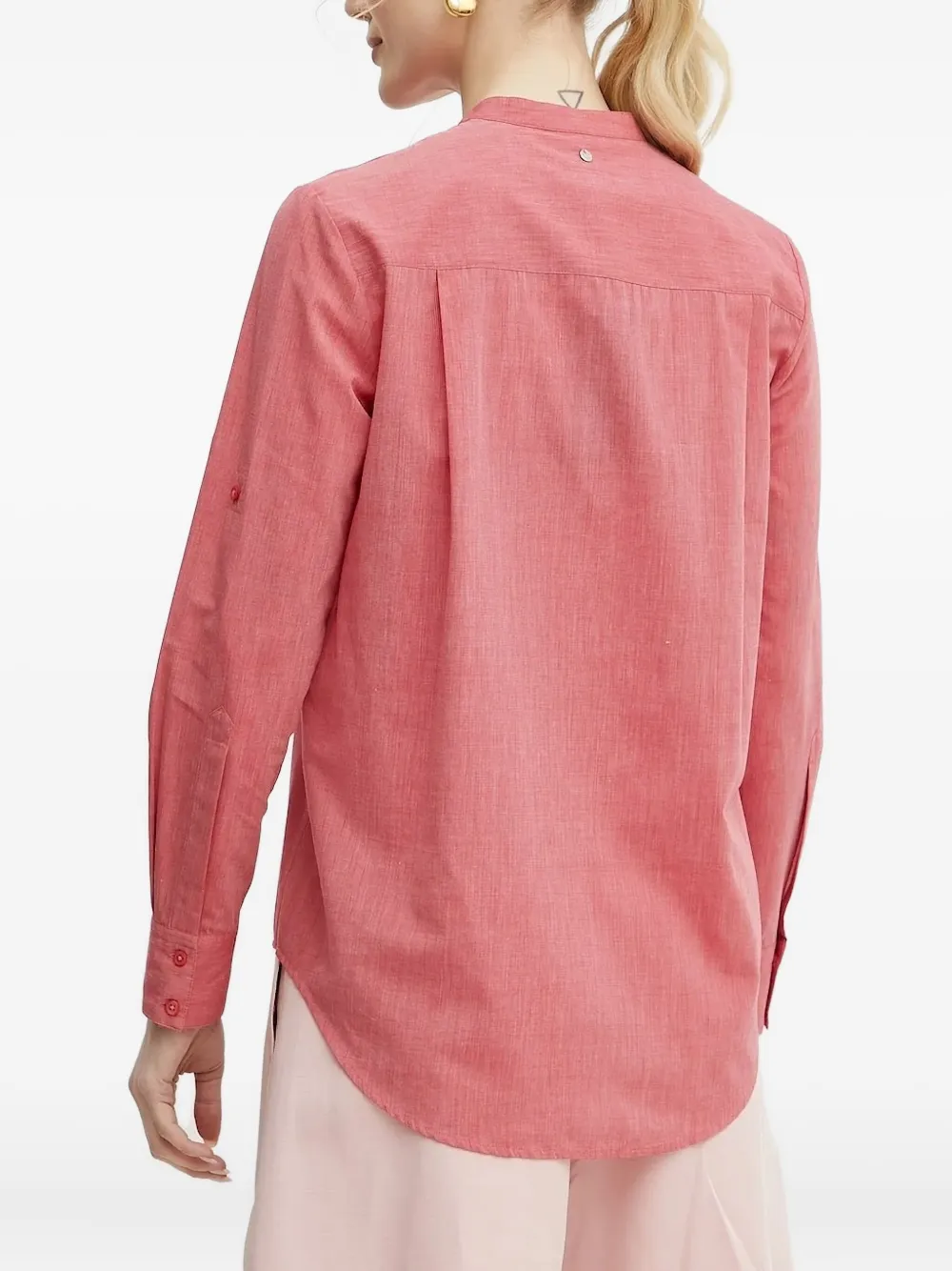 BOSS mandarin-collar long-sleeve shirt | Shirts | Image 2