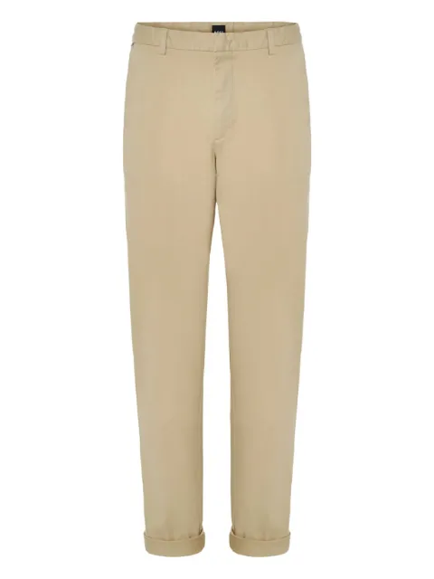 BOSS logo-patch chinos