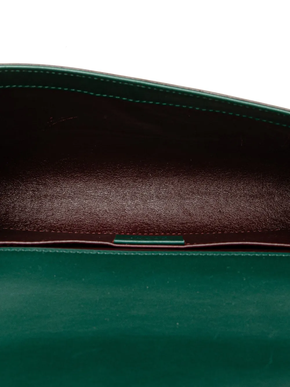 Pre-owned Gucci 2016-2024 Small Leather Zumi Satchel In Green