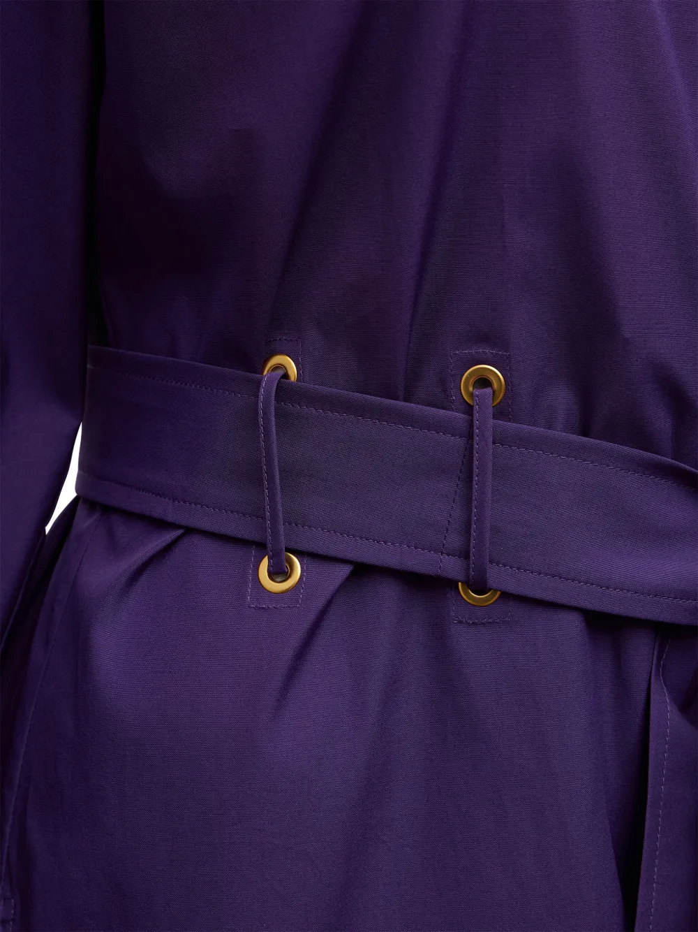 Max Mara Blouse met ceintuur Paars