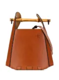 Loewe Pre-Owned 2020 Calfskin Bamboo Bucket Bag satchel - Brown