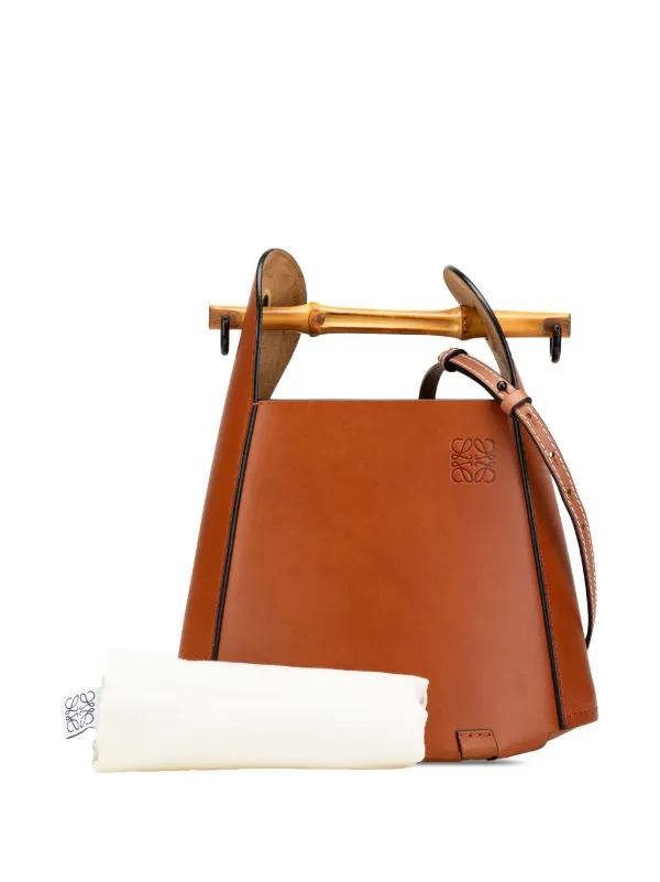 Loewe Pre-Owned 2020 カーフスキン バンブー バケットバッグ