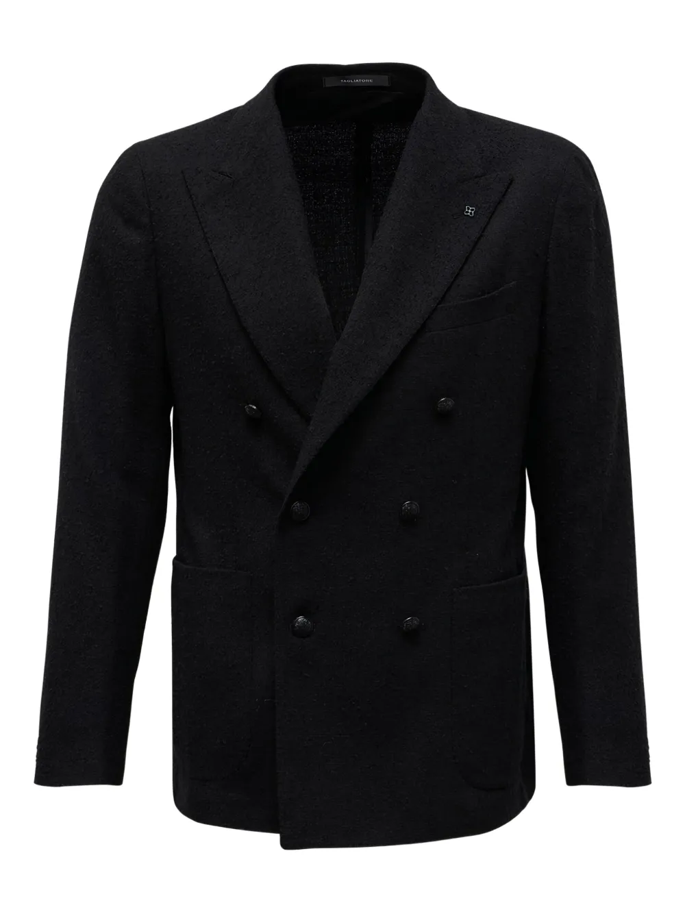 Tagliatore double-breasted blazer | Black | Image 1