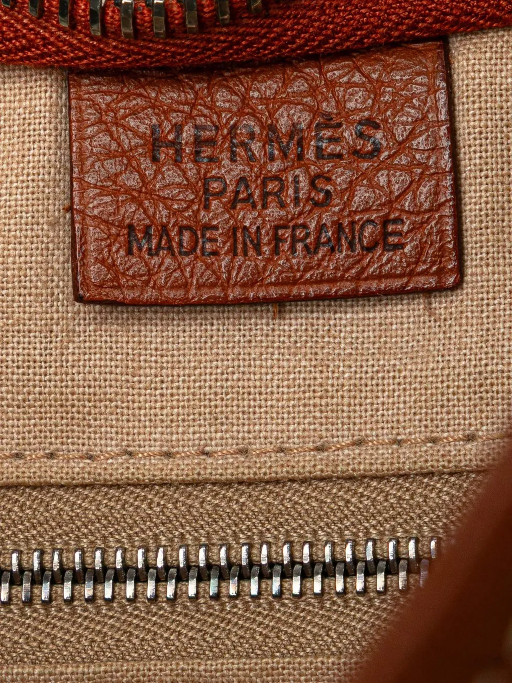 Pre-owned Hermes 2003 Clemence Gao Hobo Bag In Orange