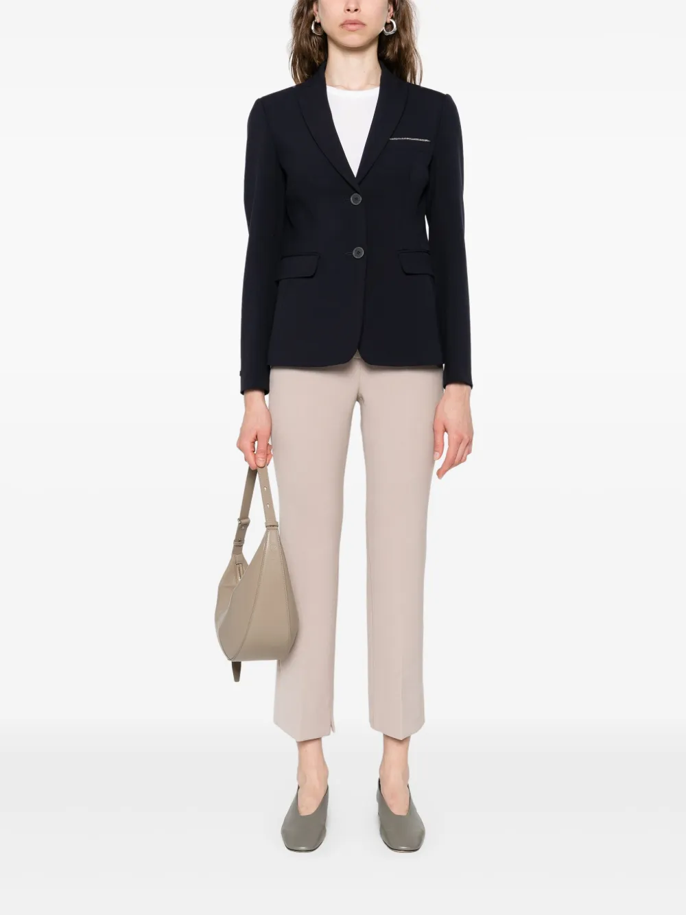 Peserico Cropped broek Beige