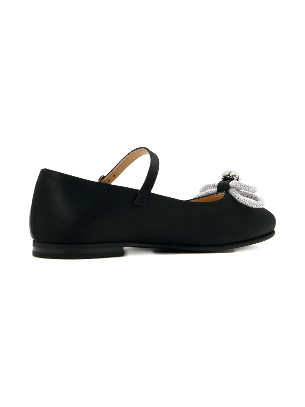 MACH & MACH Ballerina's met strik Zwart