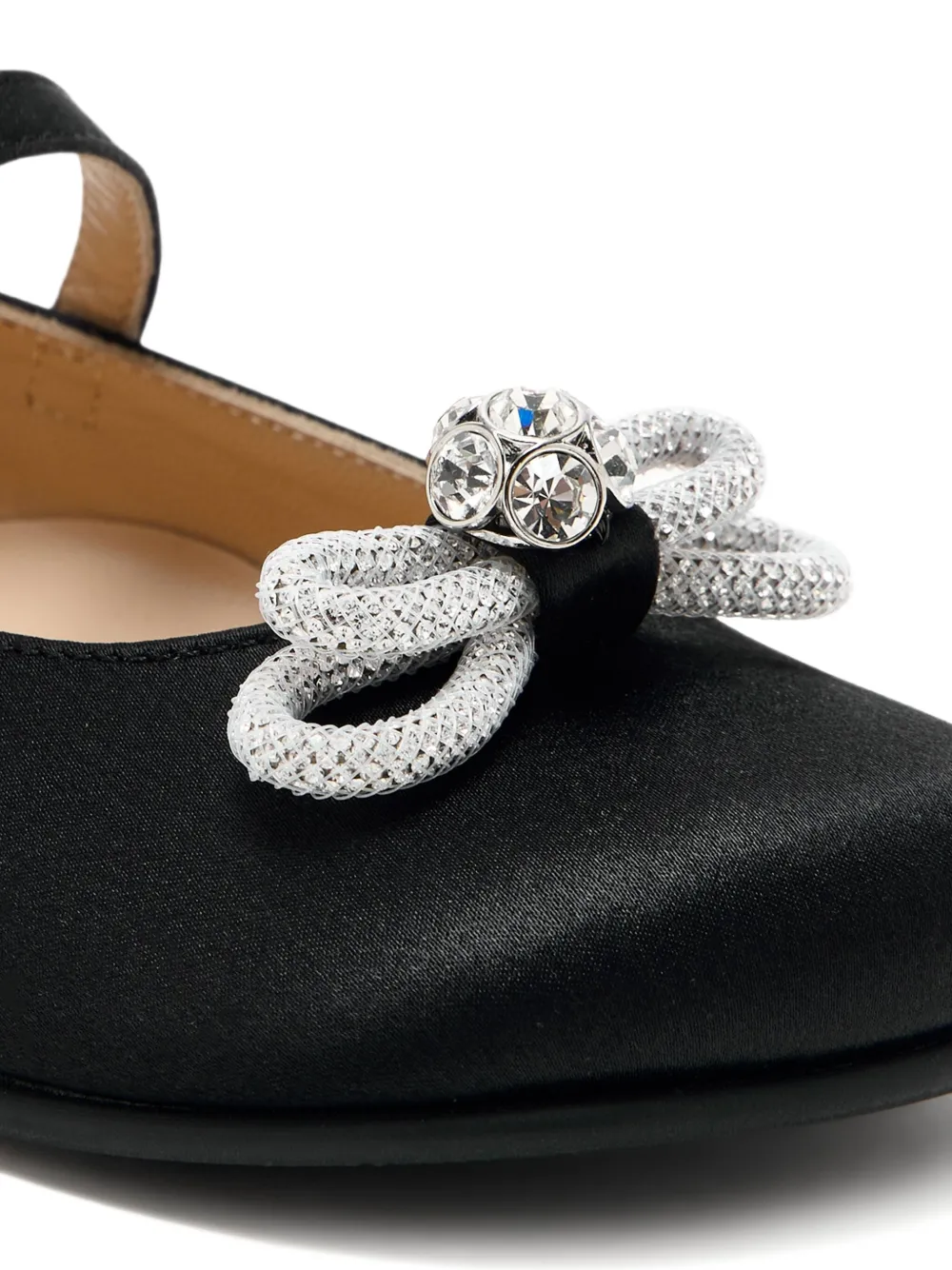 MACH & MACH crystal-embellished satin ballet flats | Teen Girl Shoes | Image 2