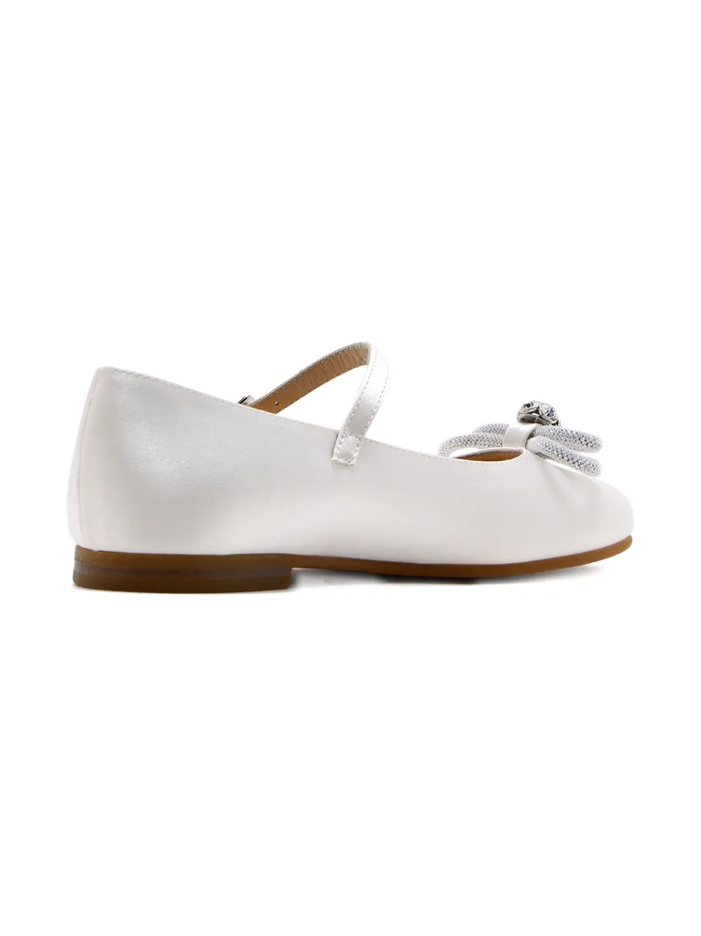 MACH & MACH bow-embellished ballet flats White
