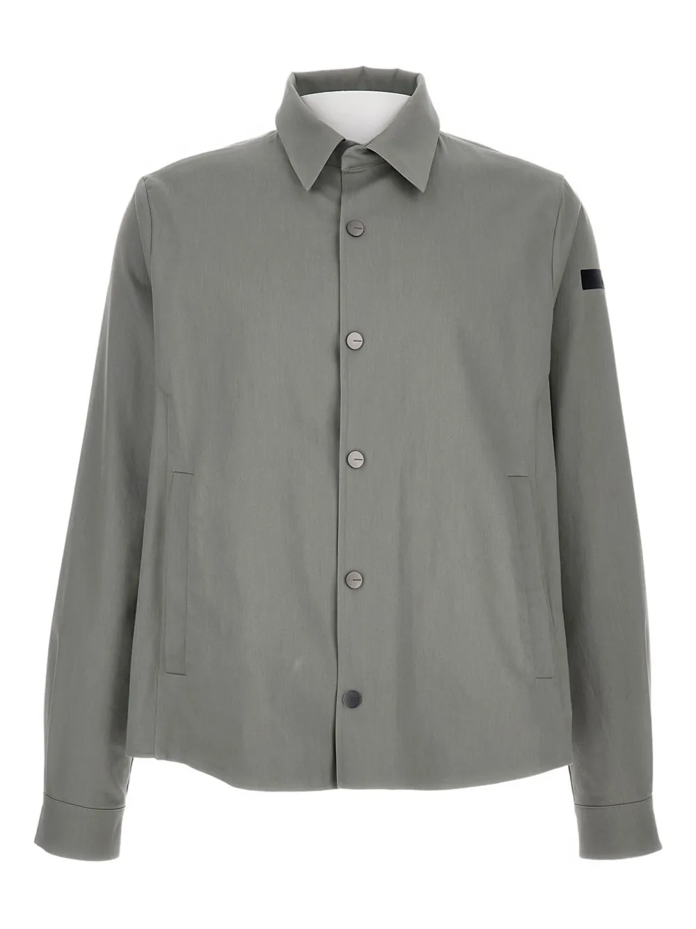 Roberto Ricci Designs Shirtjack met knoopsluiting en patchdetail Groen