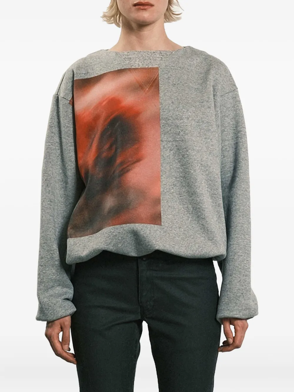 Tanaka graphic-print sweatshirt | Grey | Image 1