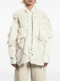 Tanaka layered-ruffles shirt - White