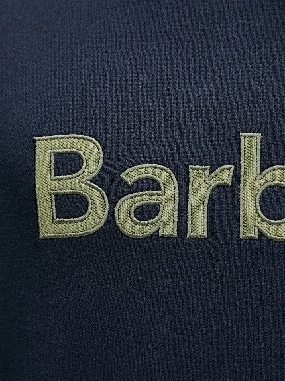 Barbour Logo-embroidered Sweatshirt In Blue