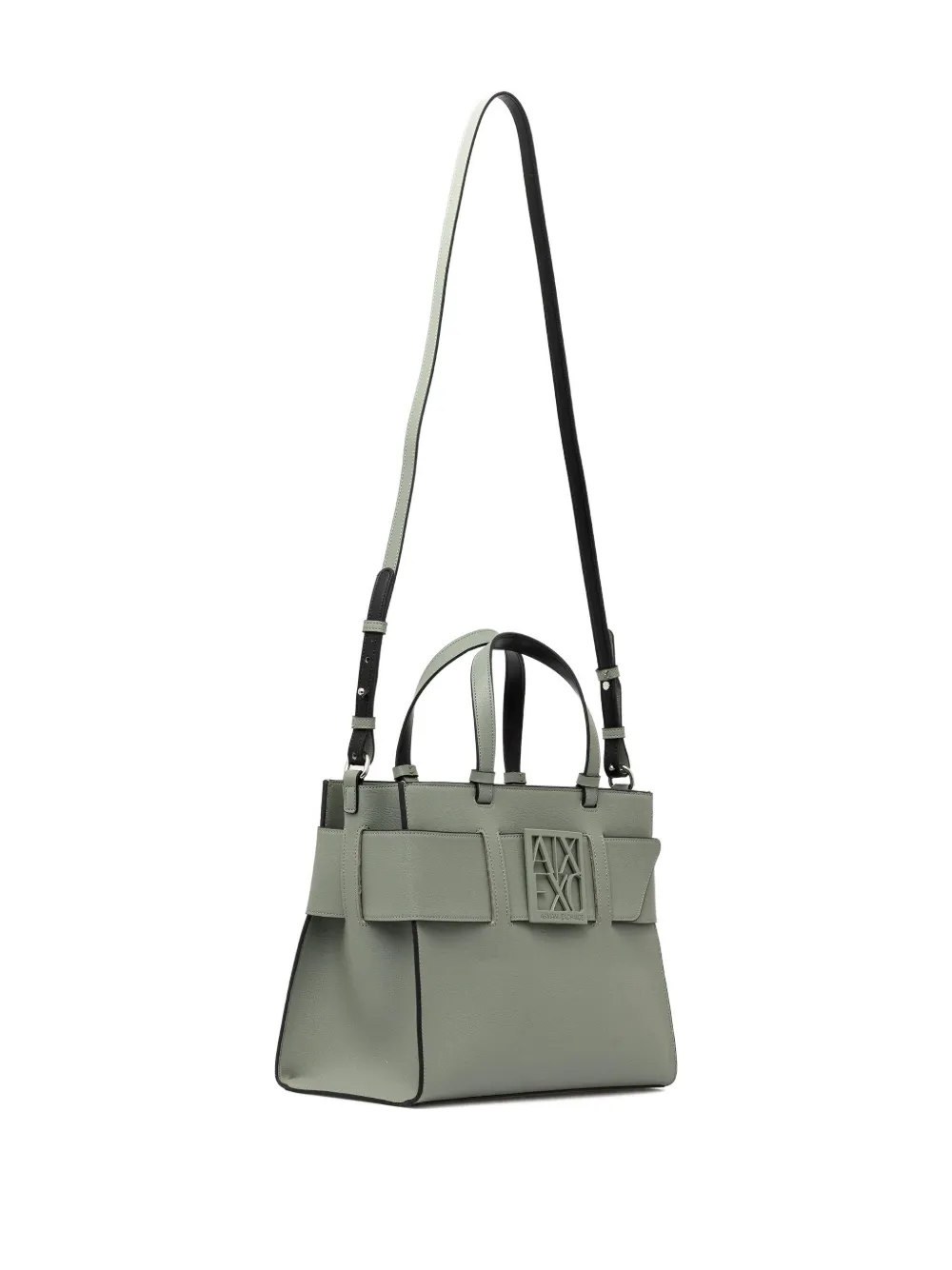 Armani Exchange Heuptas met logoplakkaat - Groen