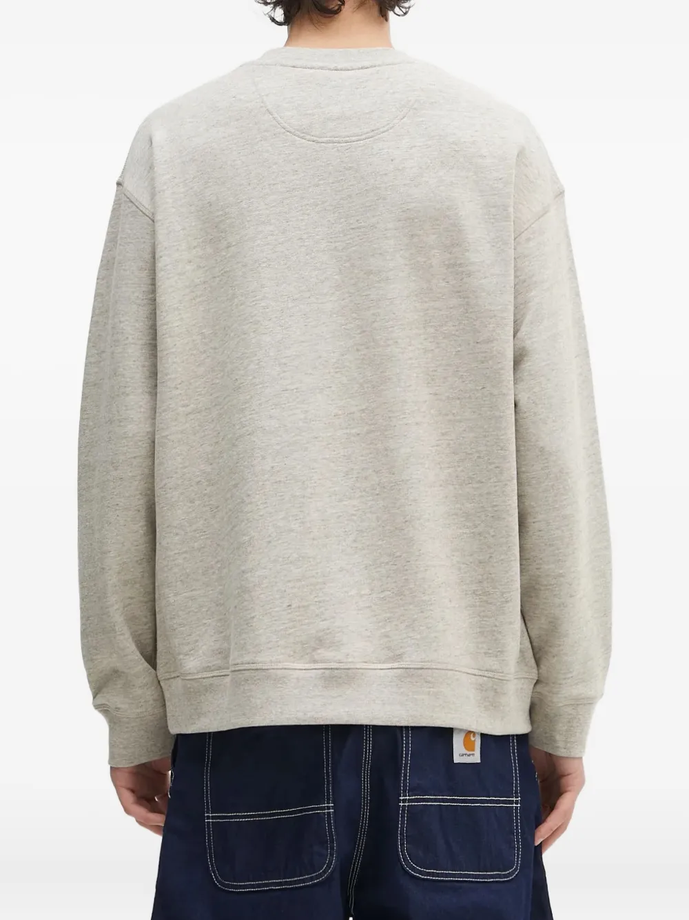 Barbour Calton sweater Grijs