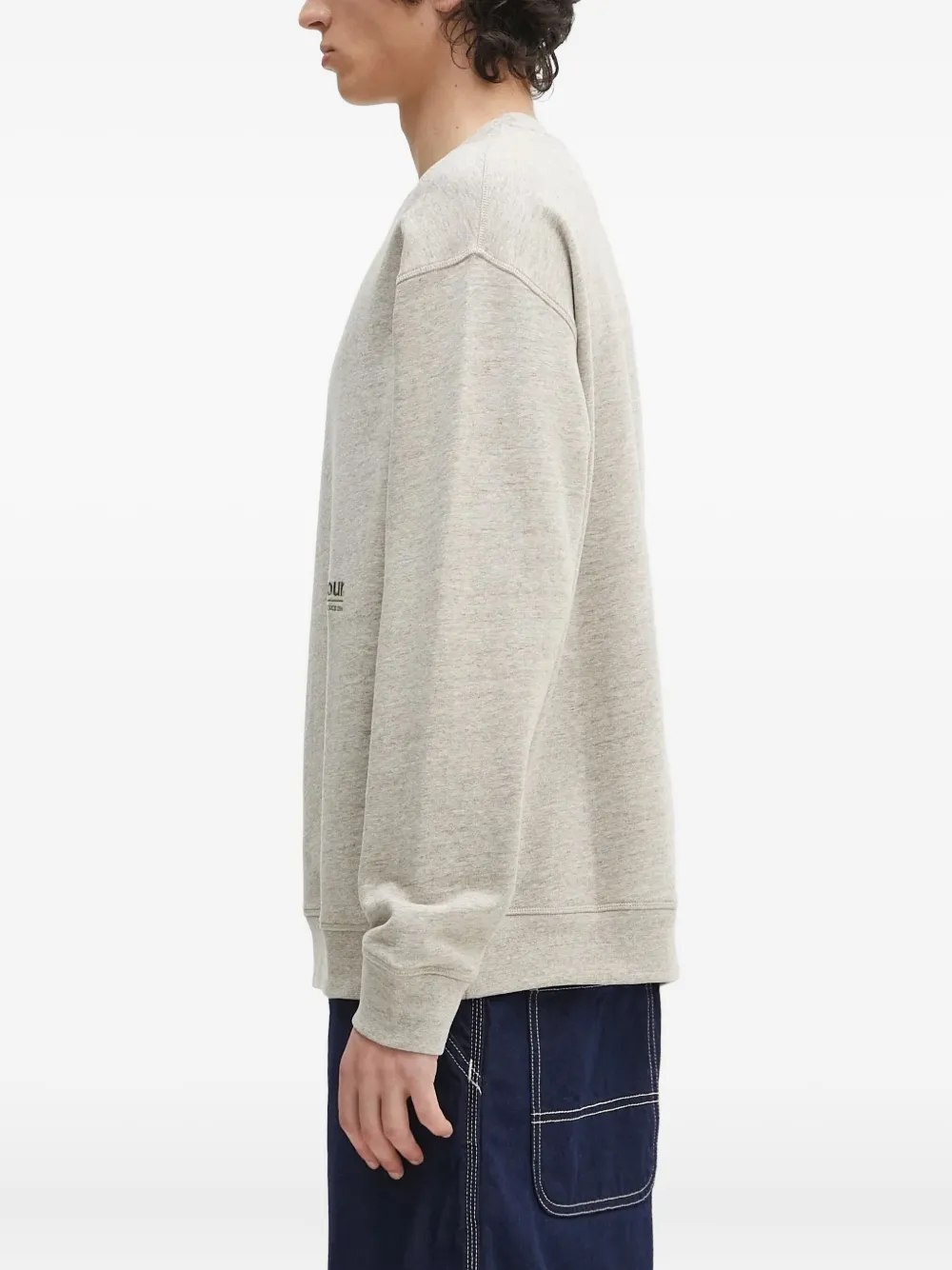 Barbour Calton sweater Grijs