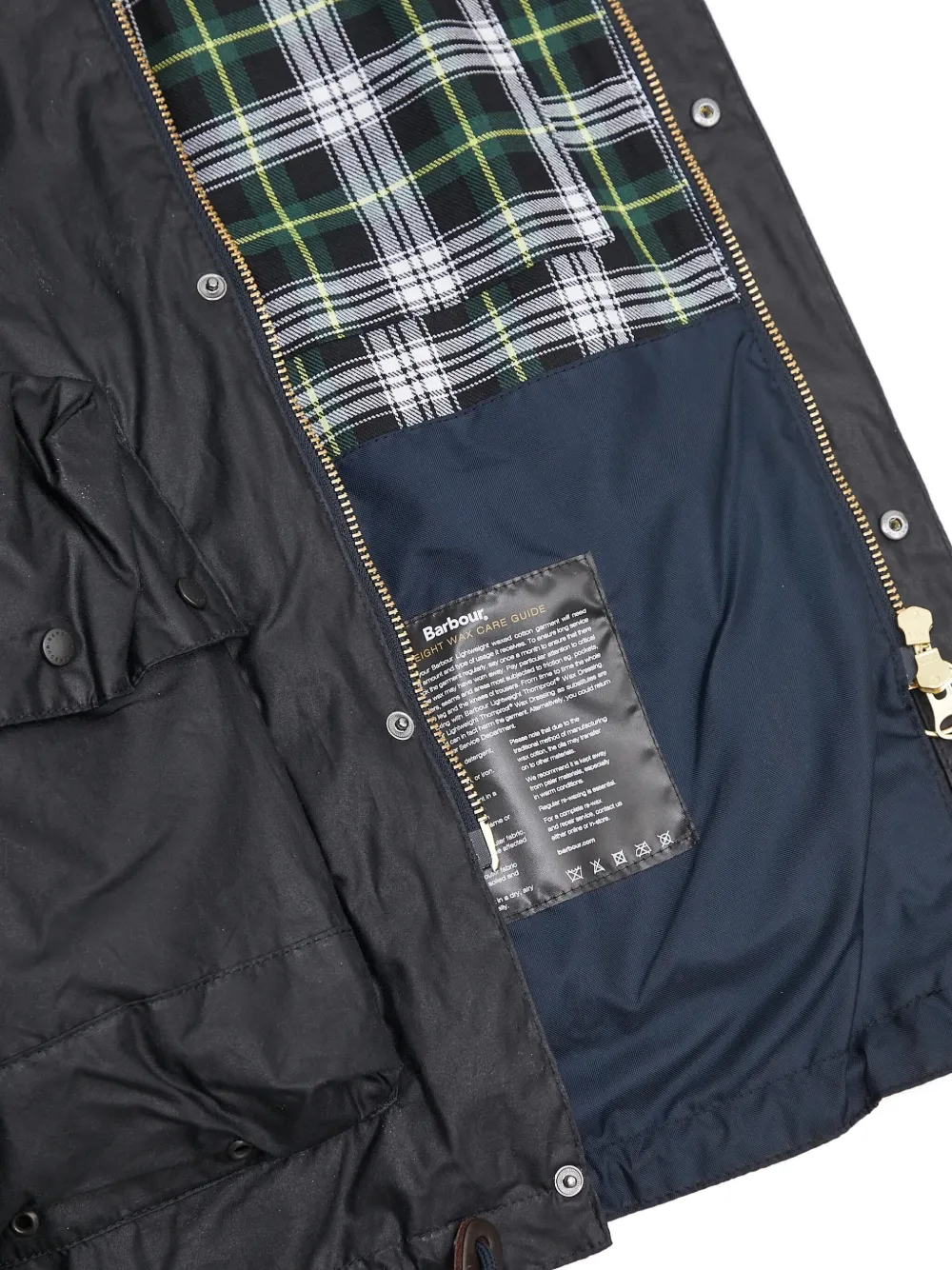Barbour Durham jack Blauw
