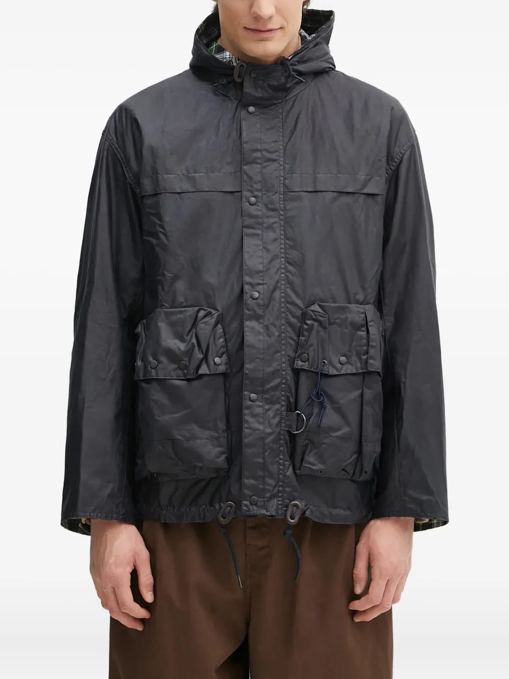 Barbour Durham jack Blauw