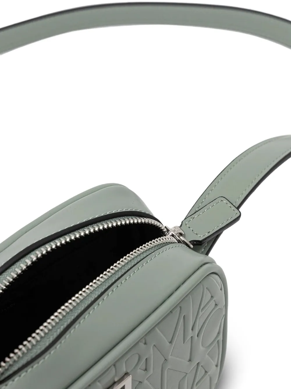 Armani Exchange Crossbodytas met logo-reliëf Groen