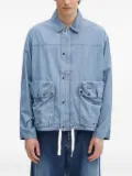 Barbour cotton-blend shirt jacket - Blue