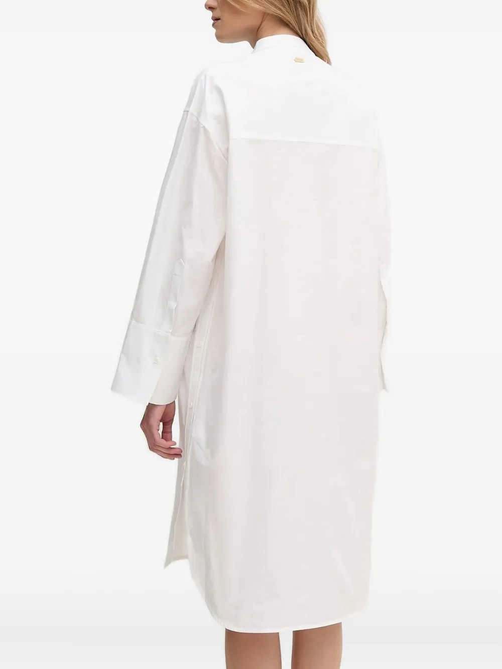 Barbour pocket-detail shirt dress | White | Image 1