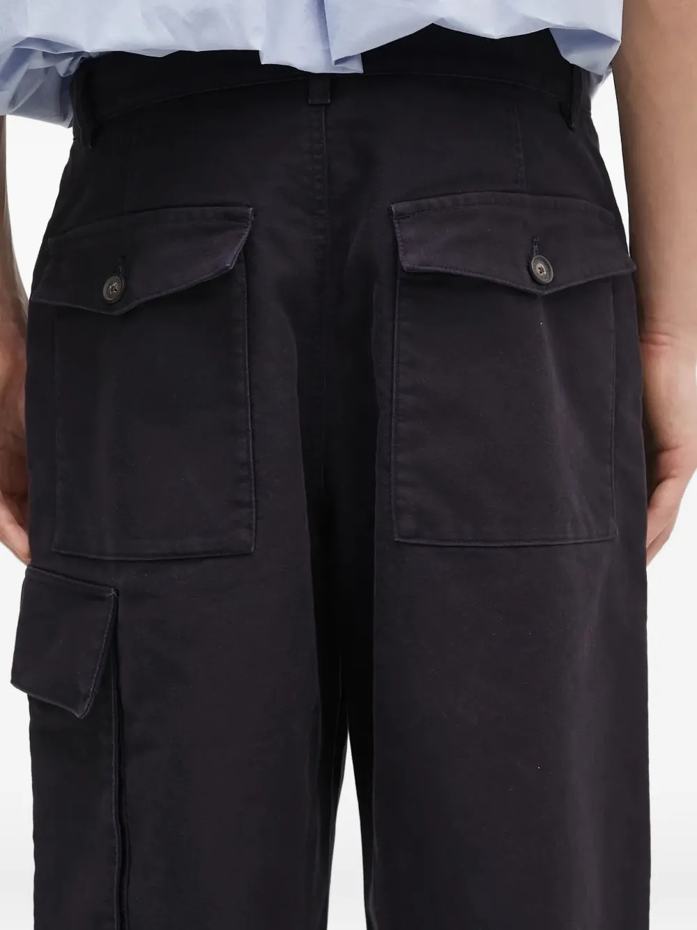 Barbour cargo-pocket cotton trousers Blauw