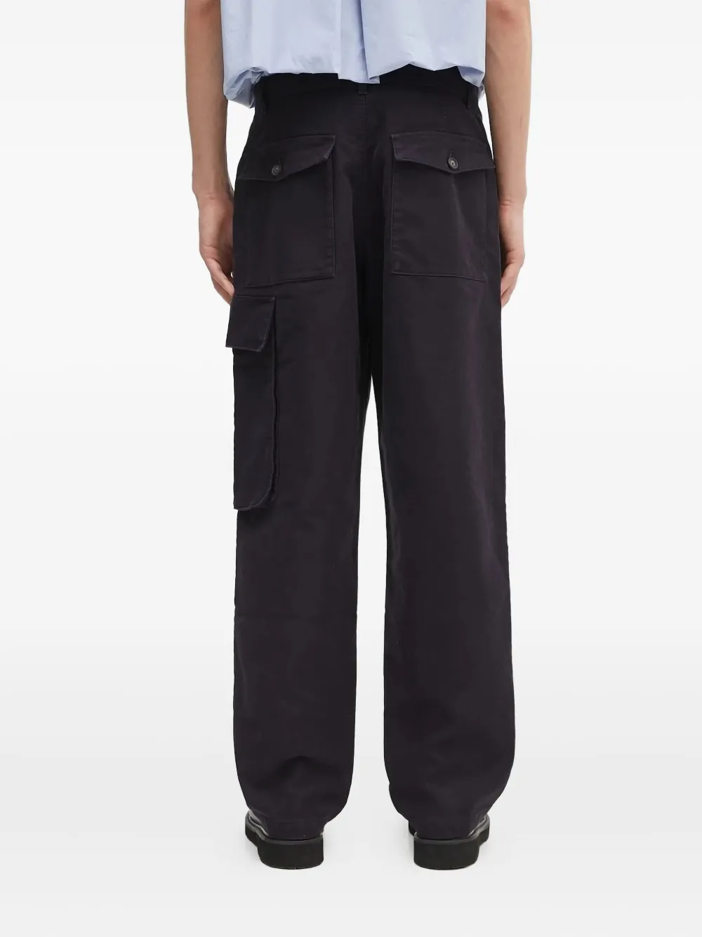 Barbour cargo-pocket cotton trousers Blauw