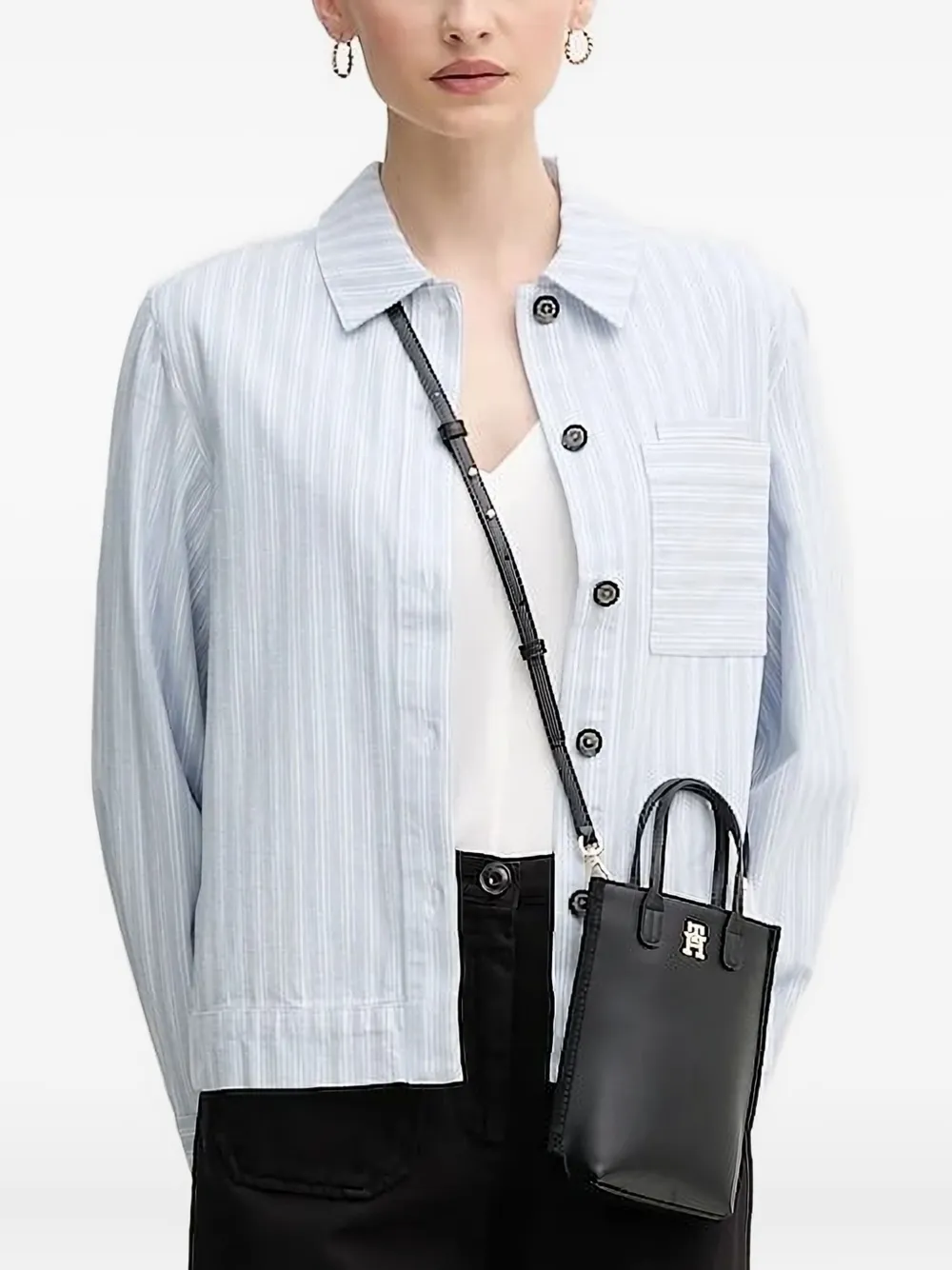Barbour striped chest-pocket shirt Blauw