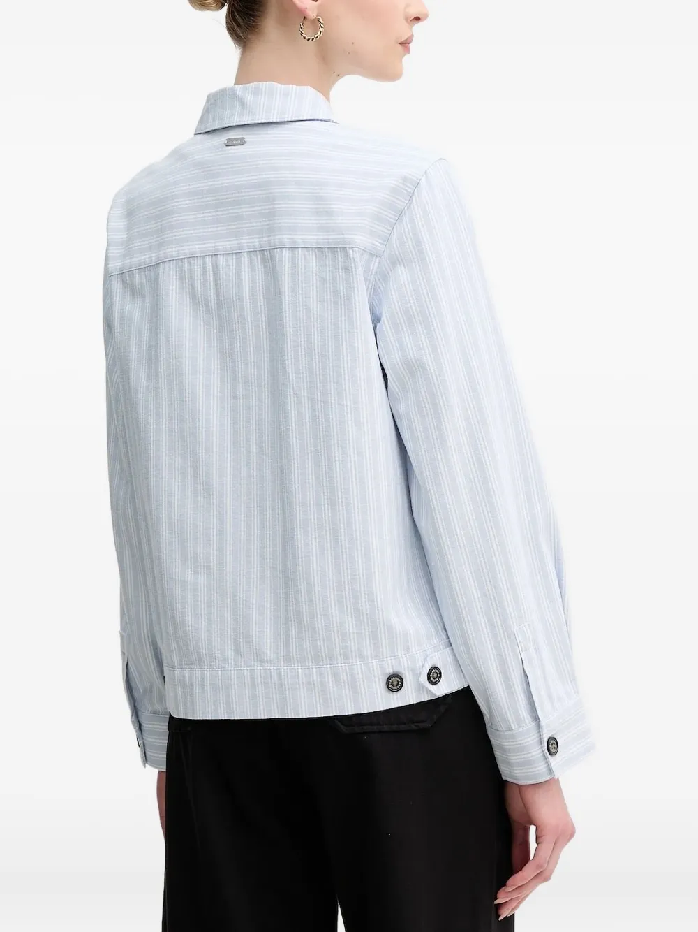 Barbour striped chest-pocket shirt Blauw