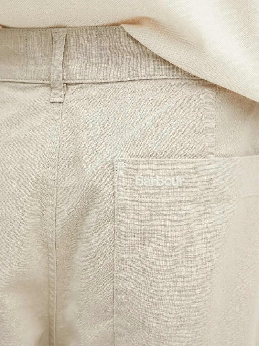 Barbour utility-pocket trousers Wit