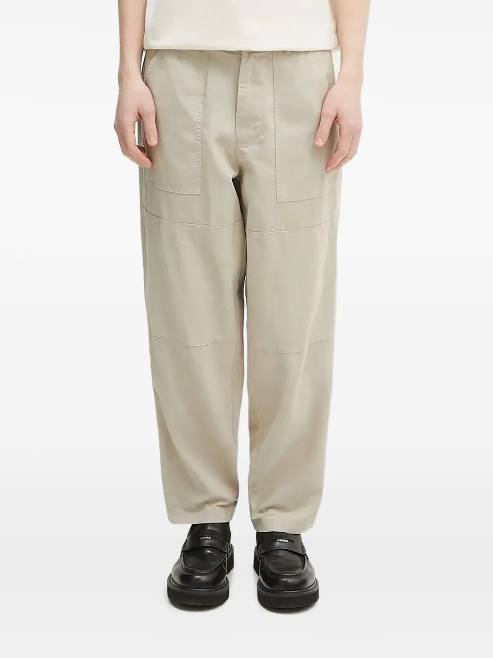 Barbour utility-pocket trousers | White | Image 1