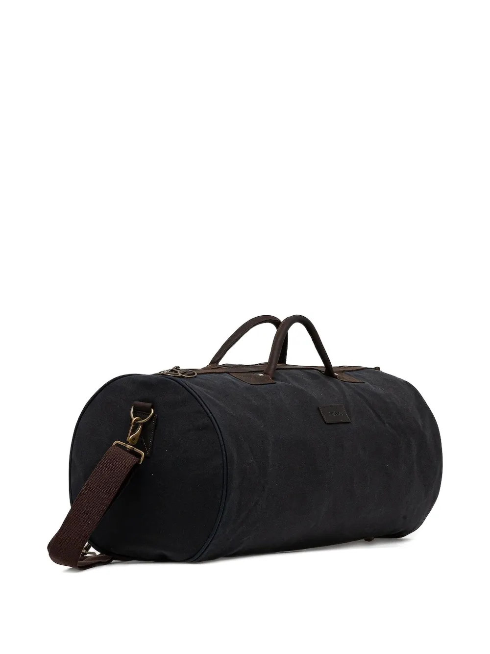 Barbour Reistas met leren afwerking Blauw