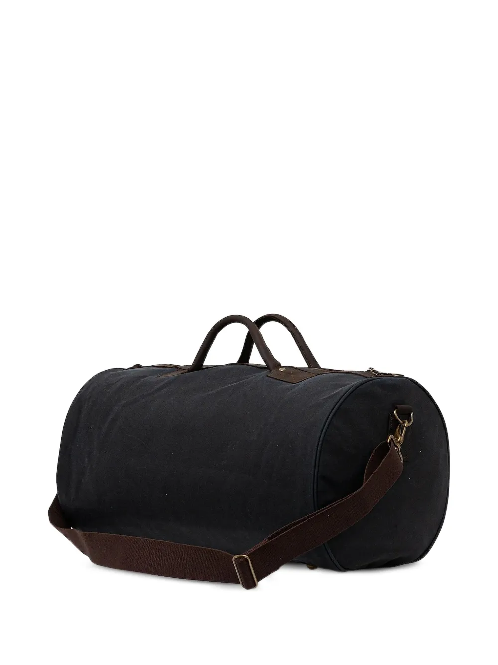 Barbour Reistas met leren afwerking Blauw