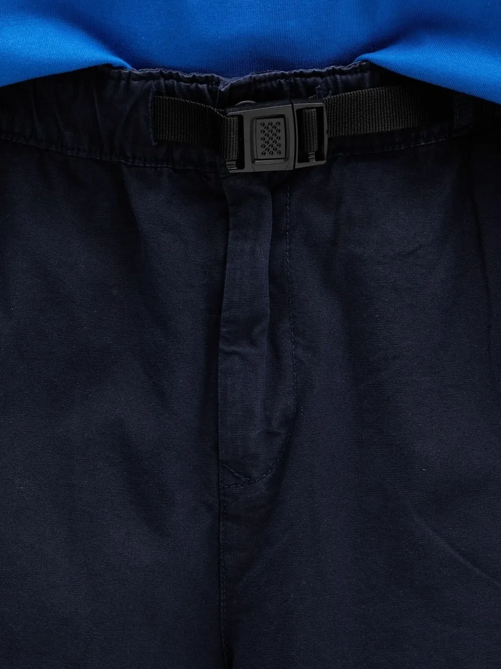 Barbour cargo-pocket belted shorts Blauw