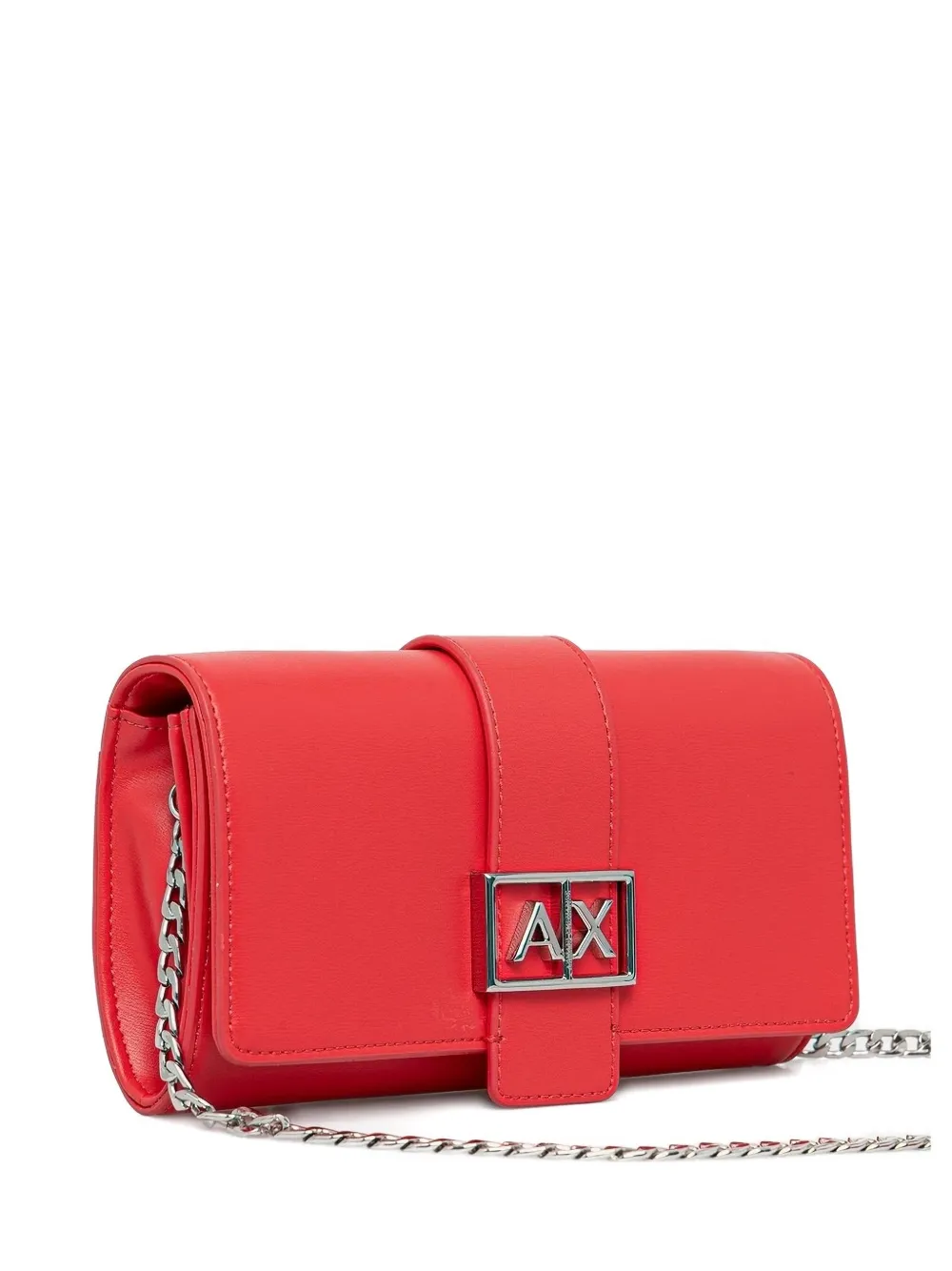 Armani Exchange Shopper met logoplakkaat Rood