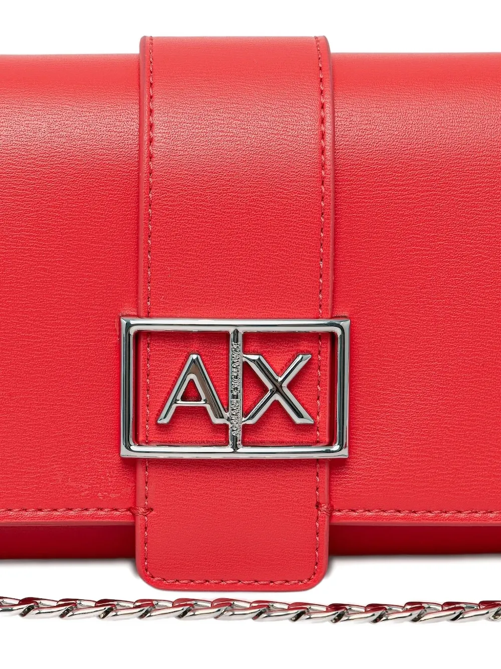 Armani Exchange Shopper met logoplakkaat Rood