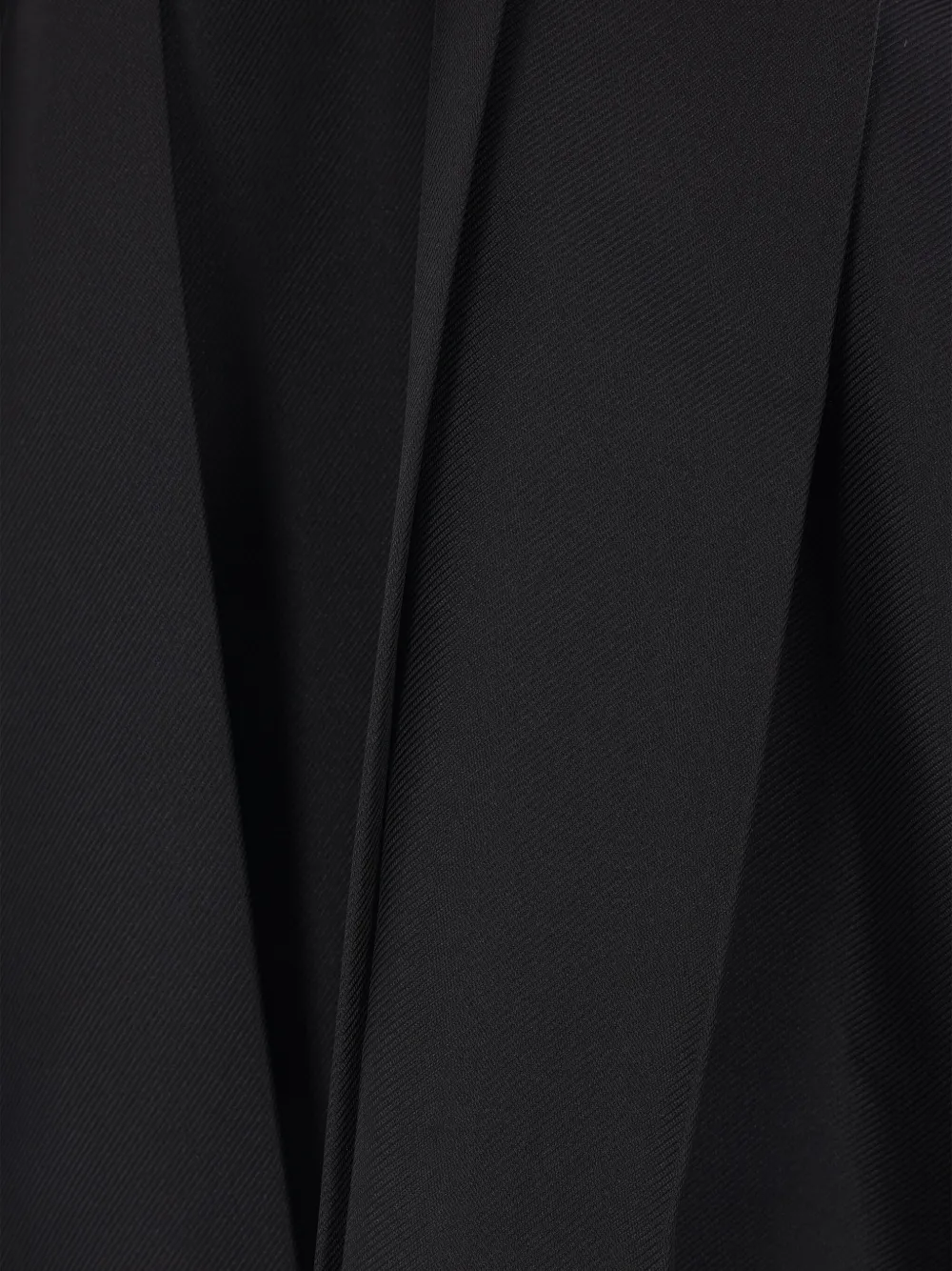 Comme Des Garçons pleated buckled dress Zwart