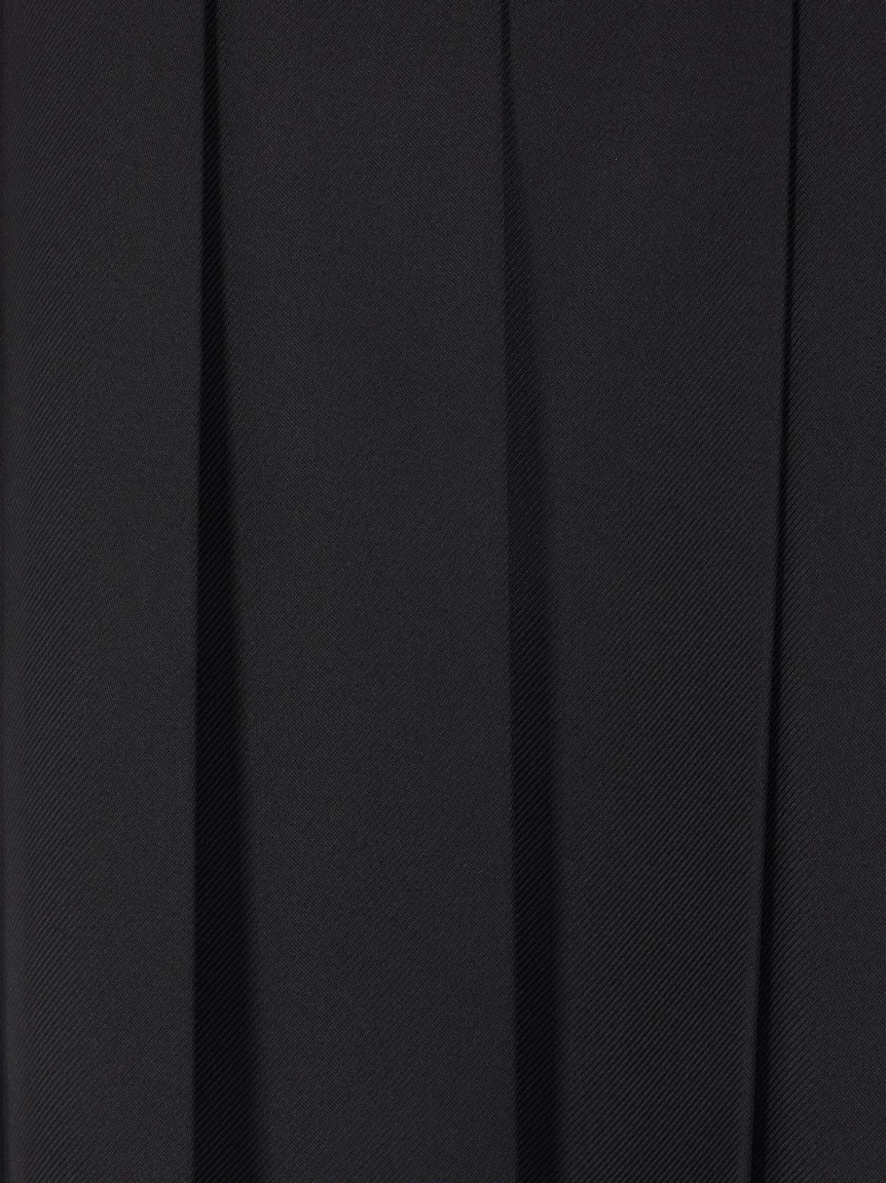 Comme Des Garçons pleated buckled dress Zwart