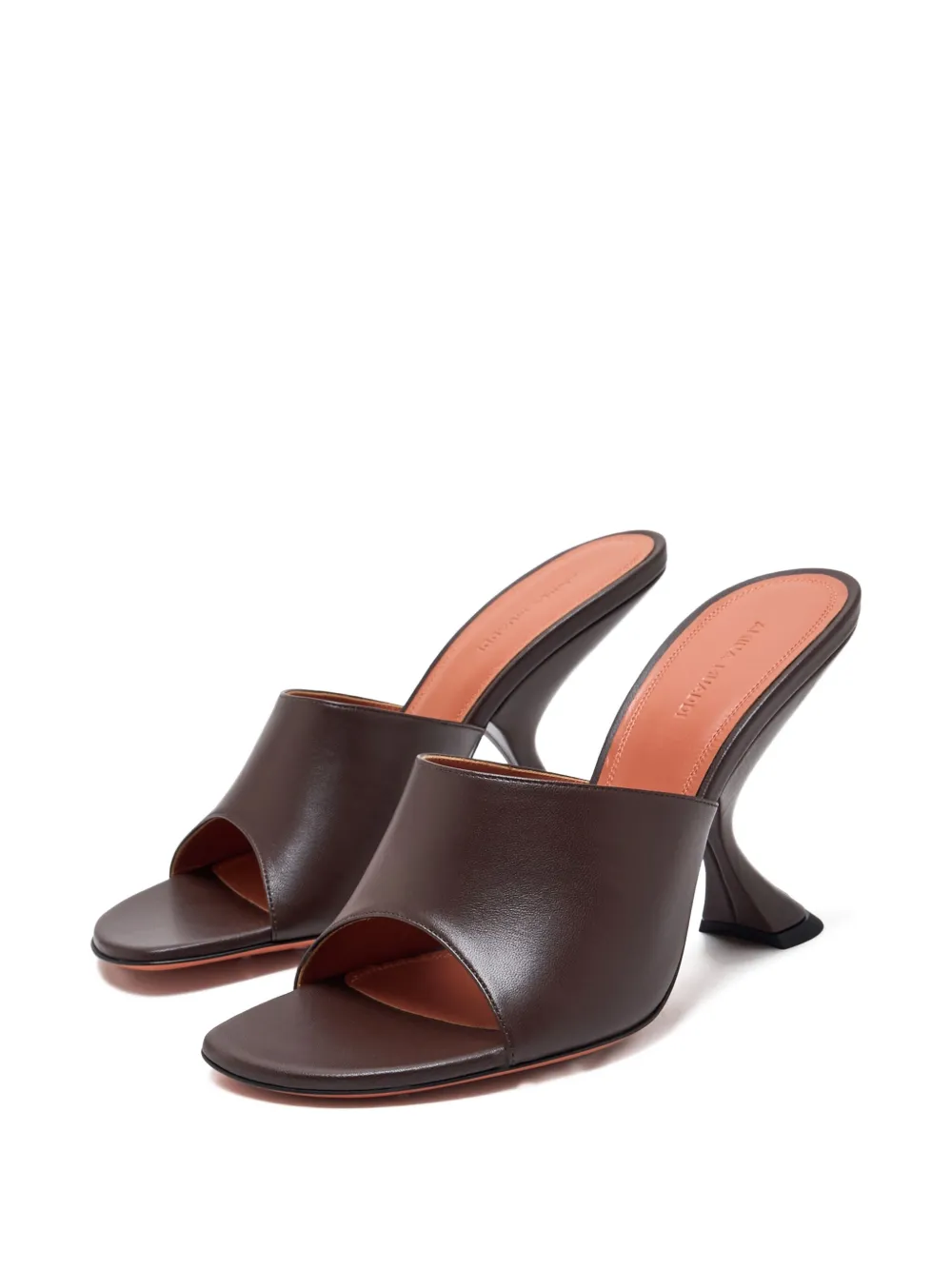 Amina Muaddi 90mm Taylor sandals Brown