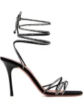 Amina Muaddi 95mm Lori strappy embellished sandals - Black