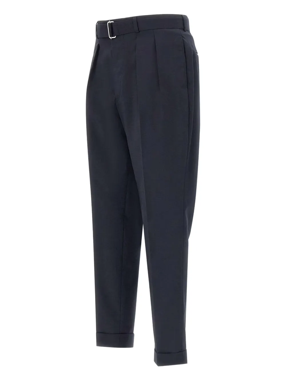 Officine Generale Plooibroek met ceintuur - Blauw