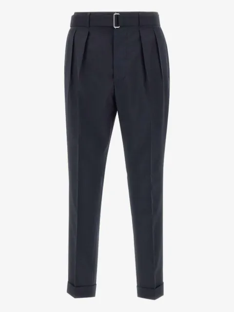Officine Generale pantalon plissé ceinturé