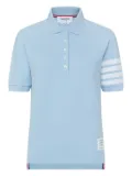 Thom Browne 4-Bar sleeve polo top - Blue