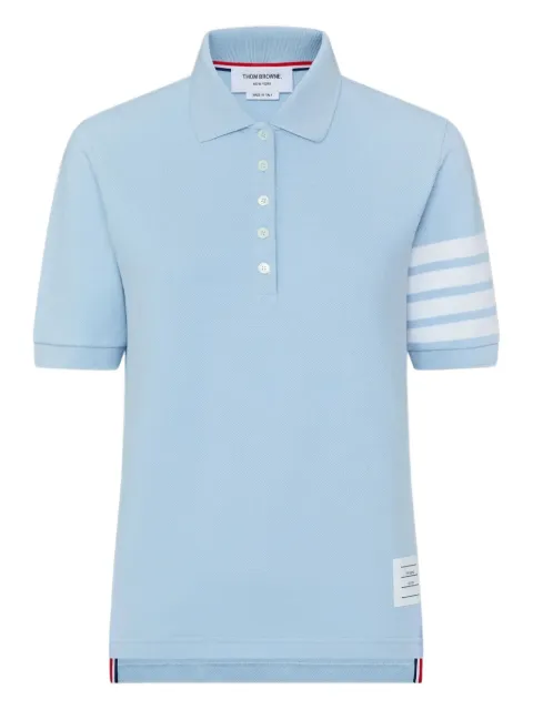 Thom Browne 4-Bar sleeve polo top