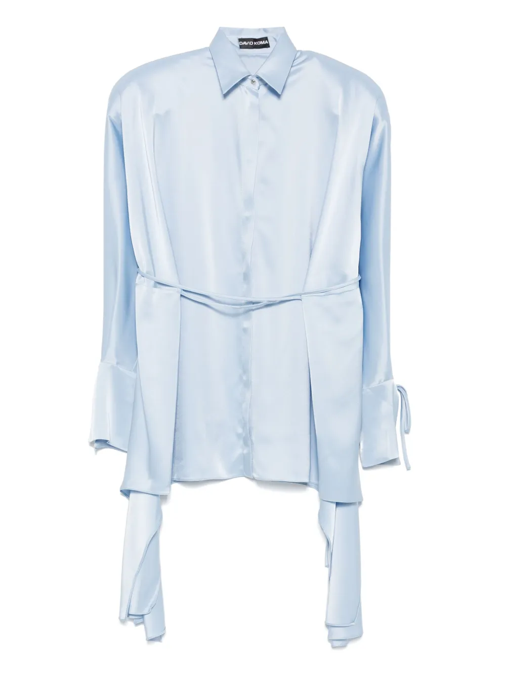 David Koma Jurk met lange mouwen Blauw