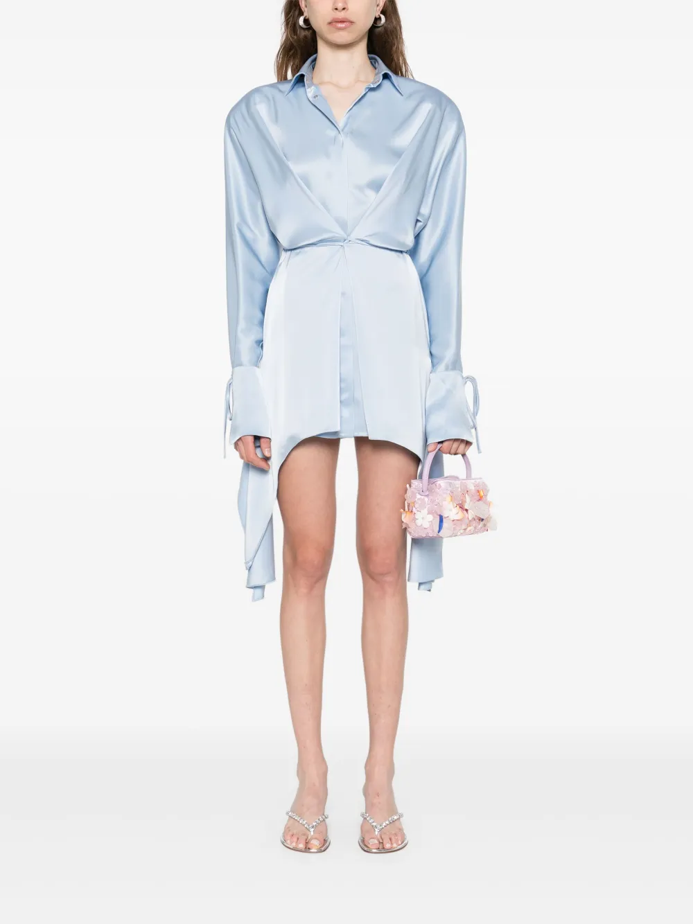 David Koma Jurk met lange mouwen Blauw