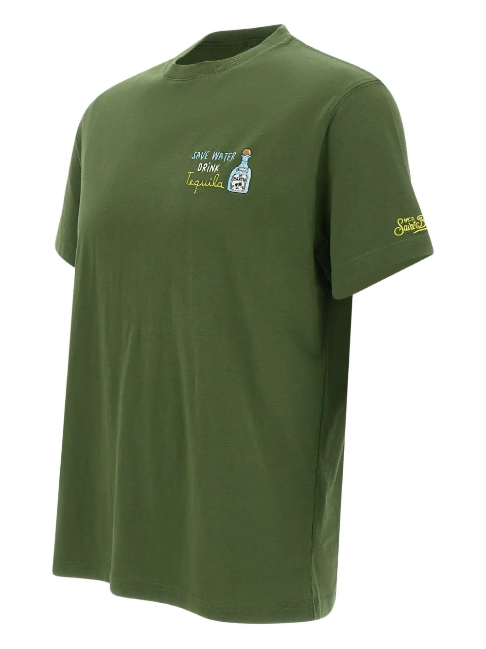 MC2 Saint Barth T-shirt met grafische print Groen