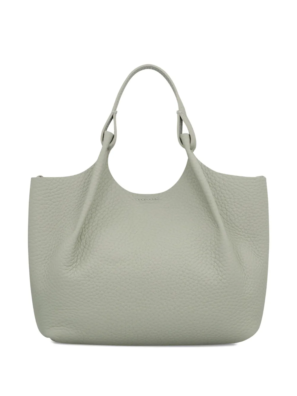 GIANNI CHIARINI Dua leren shopper Grijs