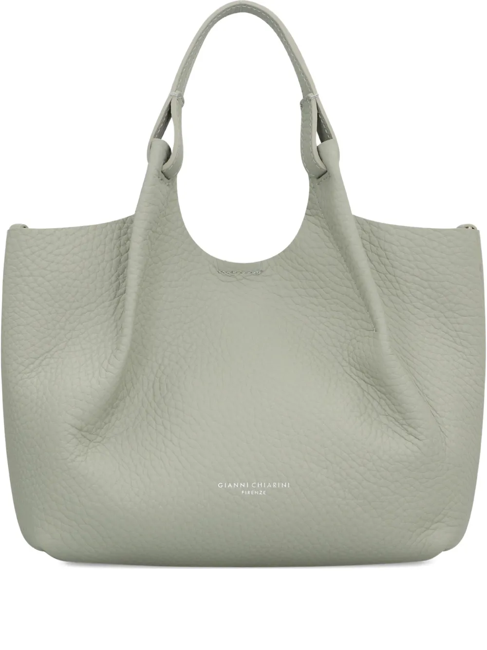 GIANNI CHIARINI Dua leren shopper Grijs