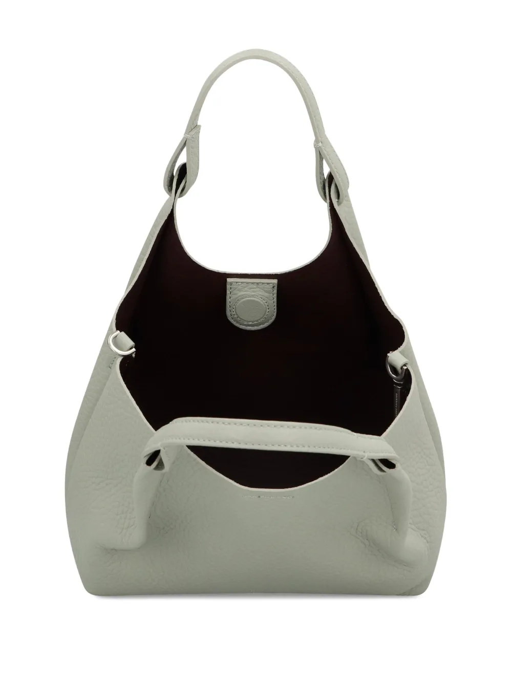 GIANNI CHIARINI Dua leren shopper Grijs