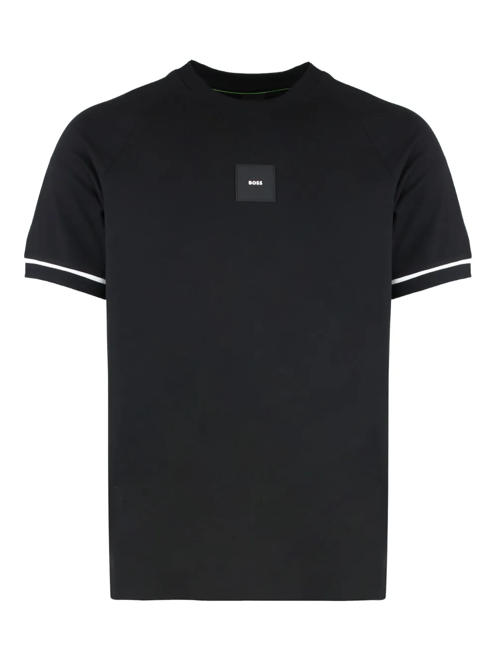 BOSS crew-neck raglan-sleeve T-shirt | Black | Image 1